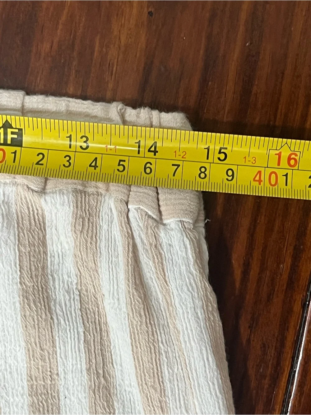J.Crew Beige White Striped Pom Pom Crop Pants Size Small Coastal